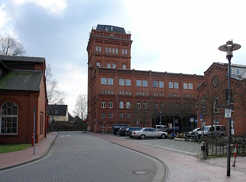 Eingangsgebäude des Museums für Industriekultur in Delmenhorst